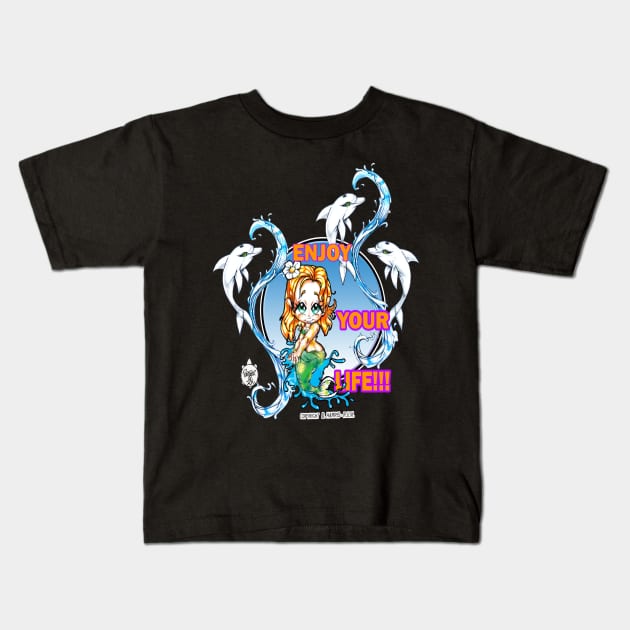 UNI-VERSE MERMAID 1 Kids T-Shirt by DHARRIS68